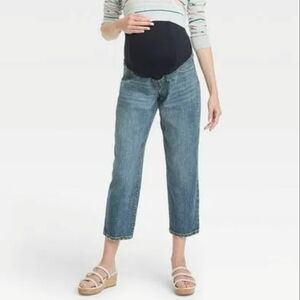 NWT Isabel Maternity by Ingrid & Isabel Vintage Straight Full Panel Jeans